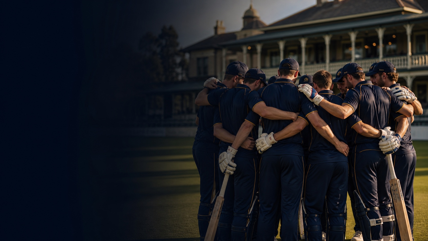 The Entrepot Royals 2025 cricket squad in a pre-match huddle